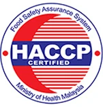 HACCP Certified logo — Ministry of Health Malaysia